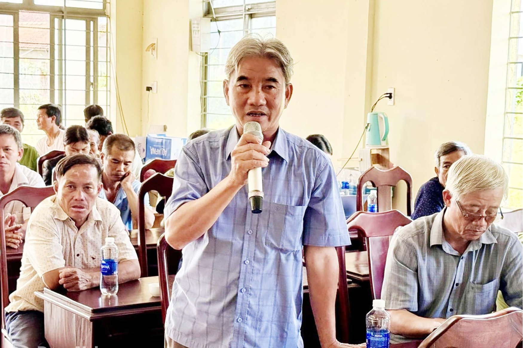 Người dân phát biểu