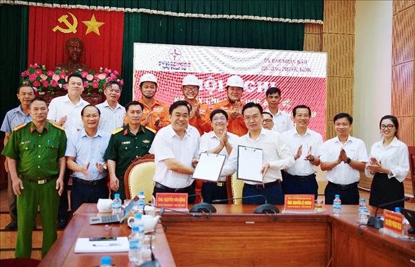 TMP Ký kết Quy chế phối hợp với UBND phường Phước Bình