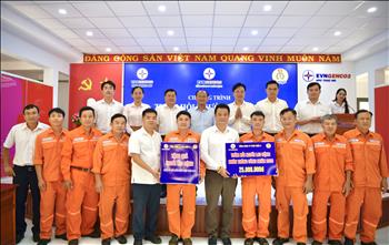 EVNGENCO2 thăm hỏi, động viên người lao động TMP nhân Tháng Công nhân 2026