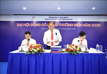 Đại hội đồng cổ đông thường niên năm 2026: TMP quyết tâm hoàn thành tốt kế hoạch SXKD được giao.