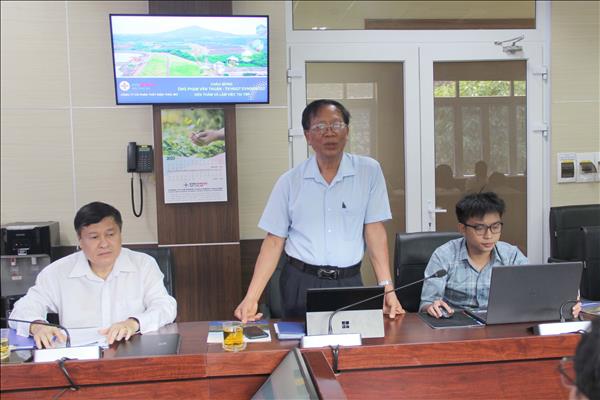 Ông Phạm Văn Thuận - Thành viên HĐQT EVNGENCO2 làm việc tại TMP.