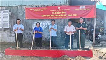 EVNGENCO2 tham dự lễ khởi công 3 nhà Đại đoàn kết tại phường Trà Nóc