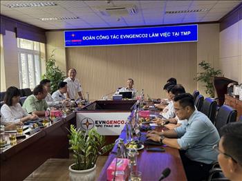 Tổng giám đốc EVNGENCO2 làm việc tại Nhà máy Thủy điện Thác Mơ