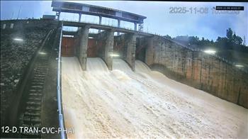 Thủy điện Thác Mơ chủ động điều tiết hồ, bảo đảm an toàn hạ du trước bão KALMAEGI