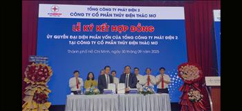 EVNGENCO2 công bố Quyết định ủy quyền đại diện phần vốn tại TMP