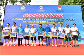TMP sôi nổi giao lưu thể thao chào mừng các ngày lễ lớn tháng 04